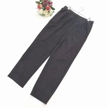 새상품급 와코루 렘라 (W73) 스트레이트 팬츠 진한 그레이 워셔블