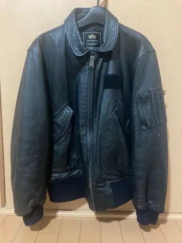 ALPHA INDUSTRIES 블랙 MA-1 자켓 M