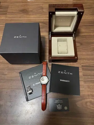 제니스 ZENITH 시놉시스 엘 프리메로 자동 와인딩 손목시계 스켈레톤