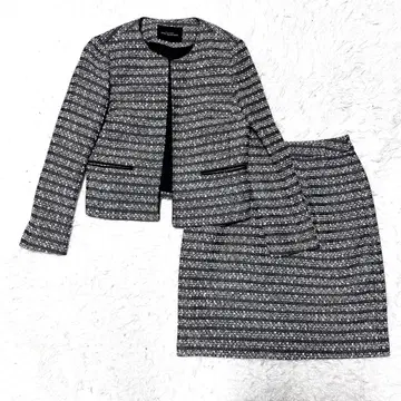 그린 라벨 릴랙싱 트위드 셋업 그레이 상의 40 하의 38