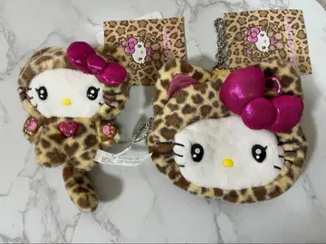최종 할인! 헬로키티 갸루 고양이 파우치 봉제 키 세트