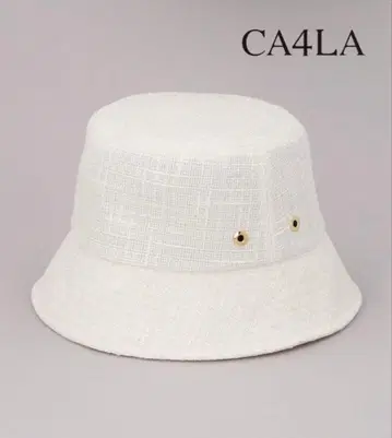 [ 새상품급 ] CA4LA 화이트 버킷햇