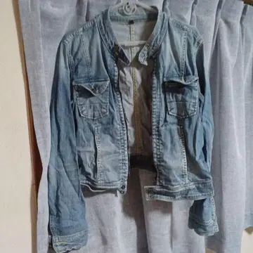 라이트 블루 데님 자켓