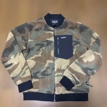 Patagonia 레트로X 보머 자켓 카모플라쥬 플리스