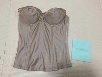 새상품급 세모아 브라이덜 이너 뷔스티에 C70 베이지 패드 포함