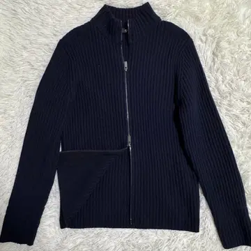 UNIQLO +J 드라이버즈 니트 풀 집업 스웨터 질 샌더