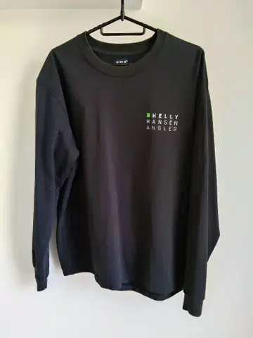 HELLY HANSEN Angler 롱 슬리브 T셔츠 블랙