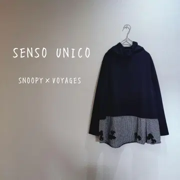 [ 센소유니코 ] SNOOPY x VOYAGES*절개 풀오버