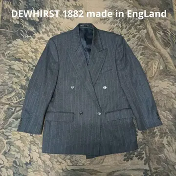 DEWHIRST 1882 영국 스트라이프 W 자켓 캐시미어 1%