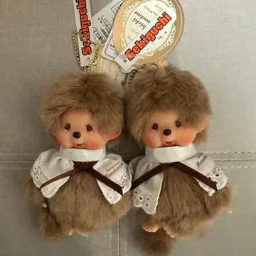 새상품 2개 스위트 브라운 몽치치 키체인