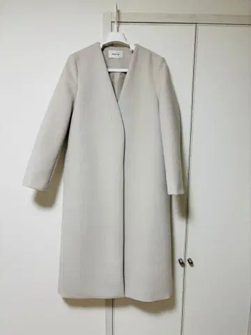 노카라 롱 코트 베이지, 아이보리