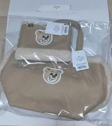 미개봉 새상품 페이러 올드 테디 와펜 보아 토트백 파우치 세트