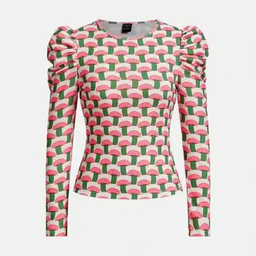 버섯 패턴 상의