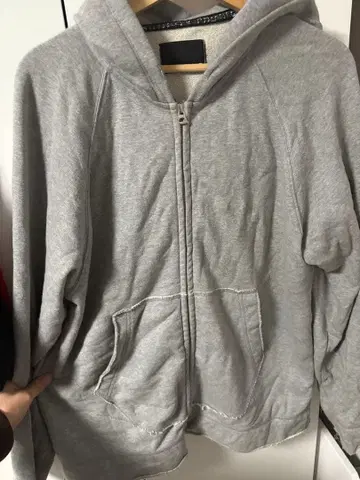 넘버나인 후드티 더블 지퍼 후디