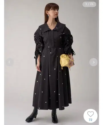 스나이델 원피스 도트