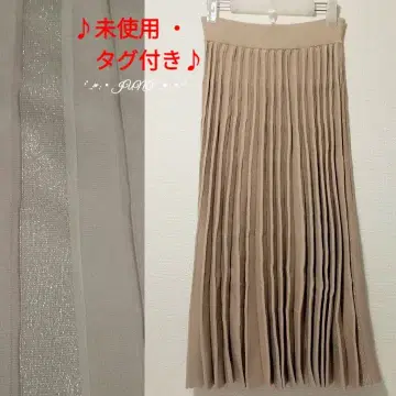 플리츠 롱 스커트 SHEL'TTER 쉘터 미사용 택 포함