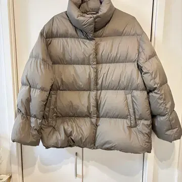 UNIQLO 울트라 라이트 다운 코쿤 자켓 XL 베이지