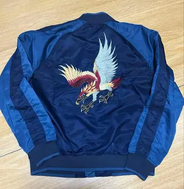 GAP 네이비 스카잔 M 독수리 자수