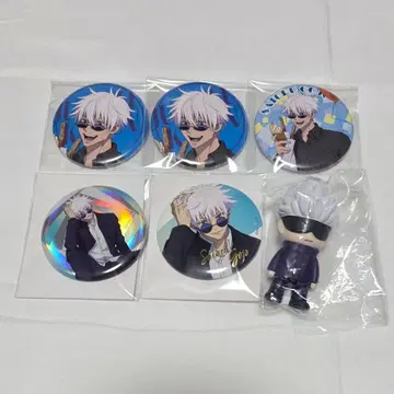 주술회전 고죠 사토루 캔뱃지 요미우리랜드 로프트 rest 회옥 옥절