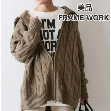 FRAMEWORK 하루미톤 케이블 지그 가디건