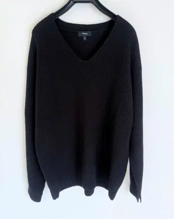 띠어리 니트 스웨터 블랙 띠어리 럭스