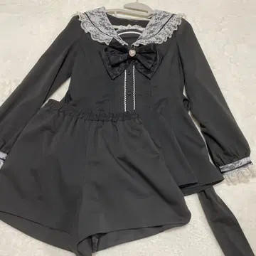 Secret honey 시크릿허니 긴팔 세일러 셋업 블랙 지뢰계