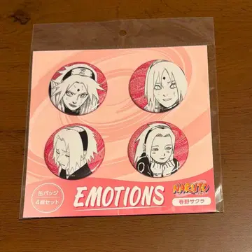 NARUTO-나루토- 점프샵 캔뱃지 세트 사쿠라