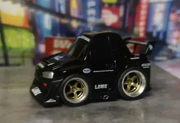 MINIGT QUBE CARZ 닛산 슈퍼 실루엣 R34 블랙 개조
