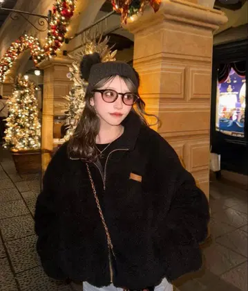 DIANTE 보아 자켓 블랙