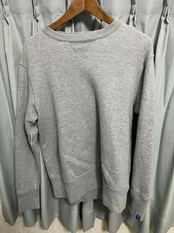 LOOPWHEELER 그레이 맨투맨 M LW01 루프 휠러