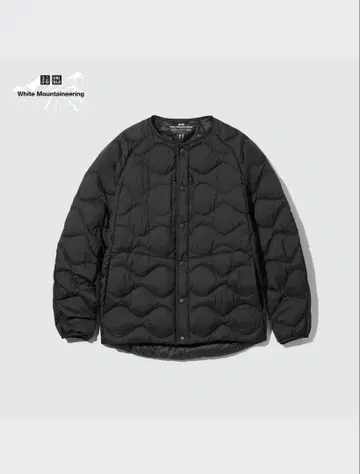 UNIQLO WhiteMountaineering 다운 자켓 블랙