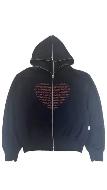 WISH FOR EVER x ONCILY 지퍼 후드티 네이비 크롭 기장