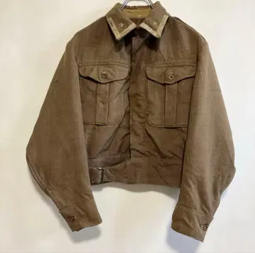 40s 빈티지 영국군 배틀 드레스 자켓 짧은 기장 밀리터리