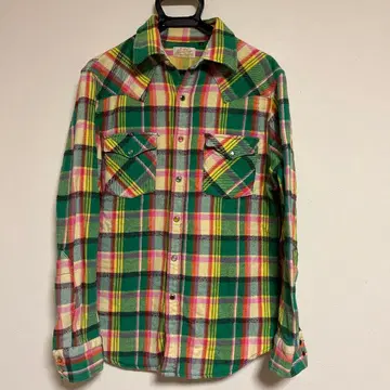 LEE 체크 셔츠 플란넬 셔츠 XL