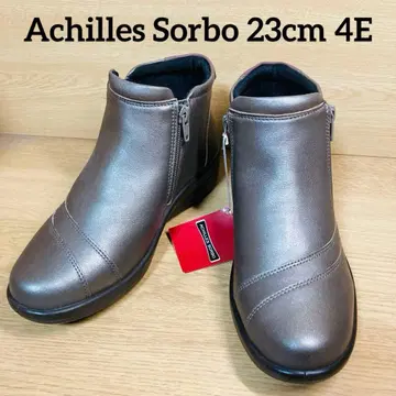 미사용 AchillesSorbo 숏부츠 23cm 4E 티타늄