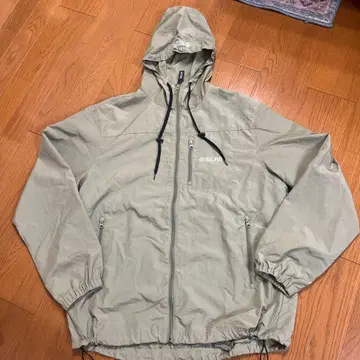 SILAS 후드 부착 나일론 자켓 베이지