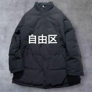 지유쿠 레어 42 고급 다운 성인 쿨 블랙 다운 코트 클리닝 완료