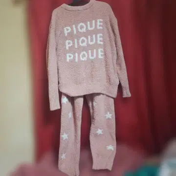 gelatopique 젤라또피케 룸웨어 셋업 핑크 별