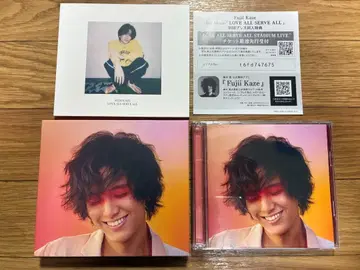 CD 후지이 카제 LOVE ALL SERVE ALL 초회 한정판