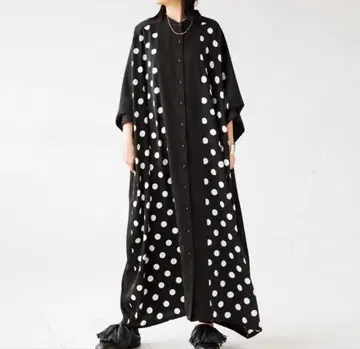 antiqua 도트 무늬 셔츠 원피스