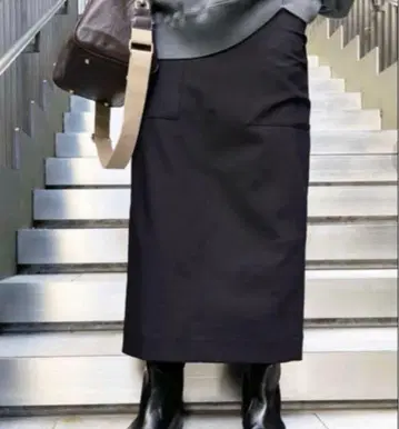 새상품급 스픽 앤 스팬 코튼 스트레치 타이트 스커트