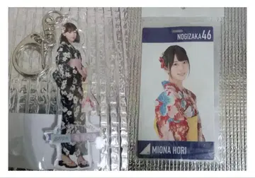 노기자카46 호리 미오나 개별 티켓 홀더 유카타 아크릴 키링 2종 1