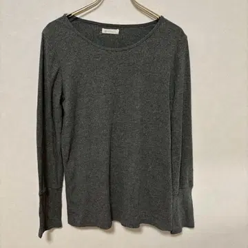 [서울리] (L) 니트 과르다 소매 버튼 캐주얼 긴팔 신축성