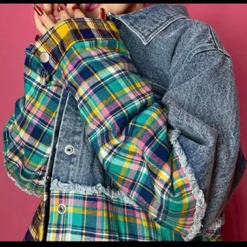 나카 리이사 벌스데이 RE. 아르이 도트 일석삼조 데님 자켓