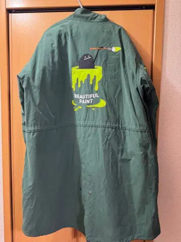 미사용품 그라니프 뷰티풀 섀도우 롱 모즈 코트 라이너 M