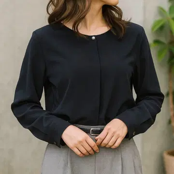 내추럴 뷰티 베이직 고급 블라우스