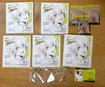 꿈빛 캐스트 시로쿠레 레이 미니 색지 클리어 카드 아크릴 참 특전