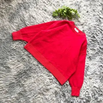 Ciaopanic TYPY [ L 상당 ] 빨간색 긴팔 니트 크롭 스웨터