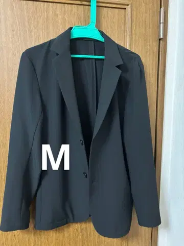 semantic design 스트레치 테일러드 자켓 블랙 M