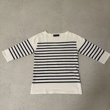 [새상품급] 세인트 제임스 나발 네이비 보더 티셔츠 7부 기장